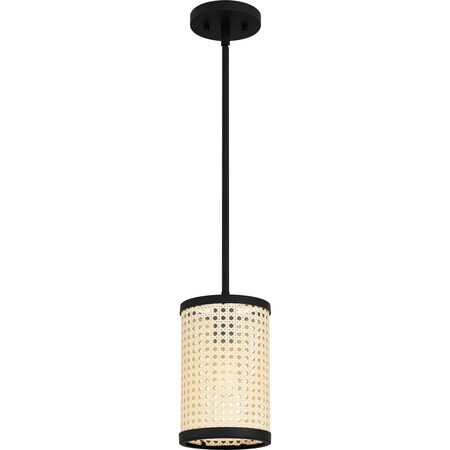 Quoizel Syrah Mini Pendant 1 Light Matte Black SYA1506MBK